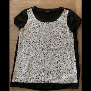 Ann Taylor Sequin Top